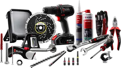 Sfeerbeeld producten van Würth Belux