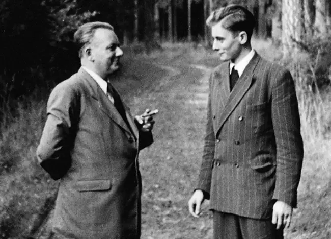 Foto Adolf Würth en Reinhold Würth